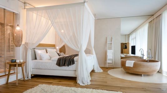 Voilages non feu aspect lin