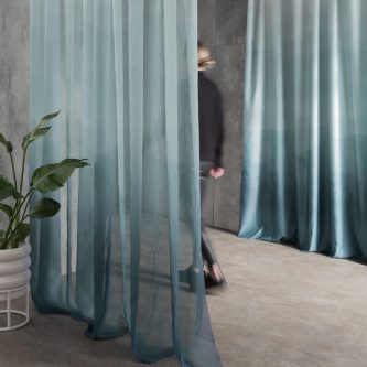 voilage tie and dye bleu