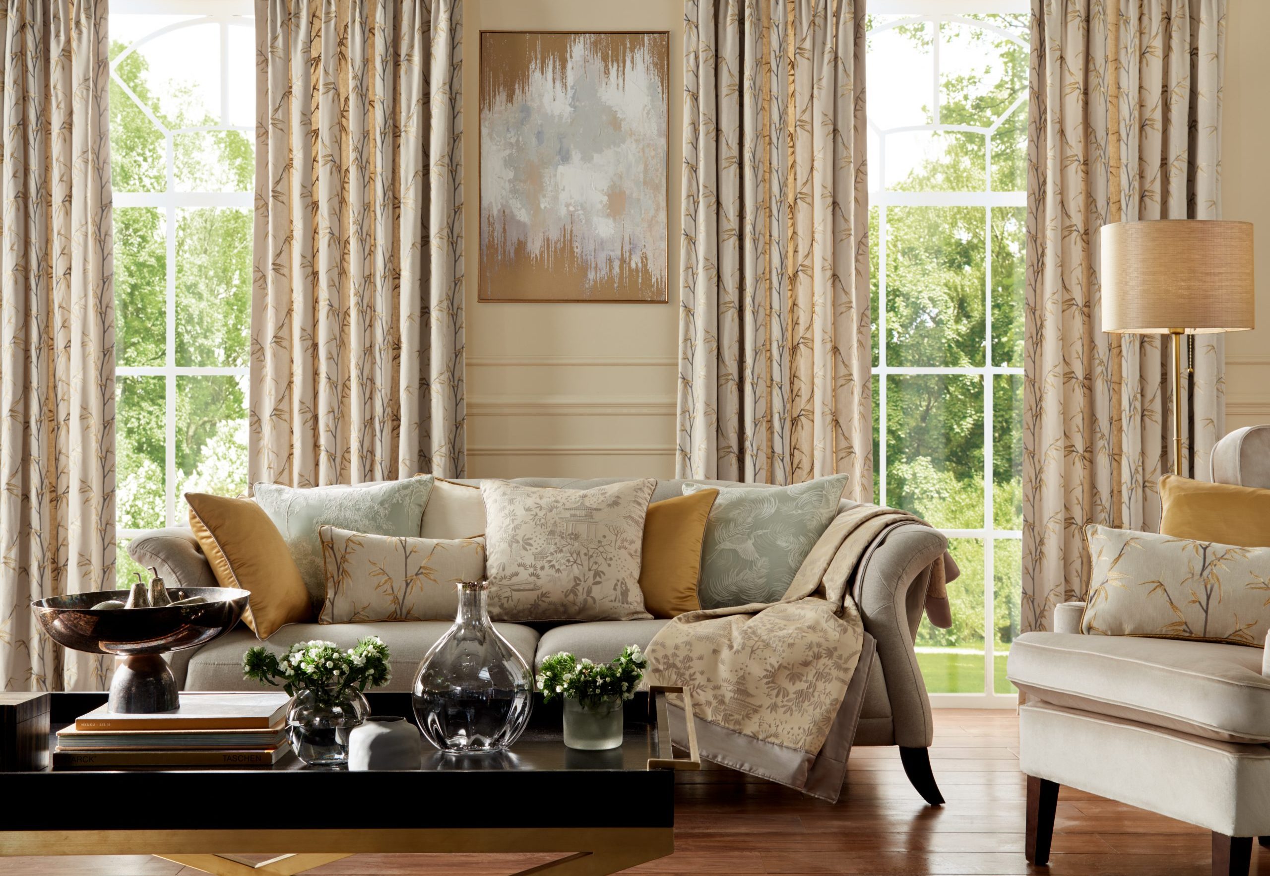 Rideaux oriental saffron