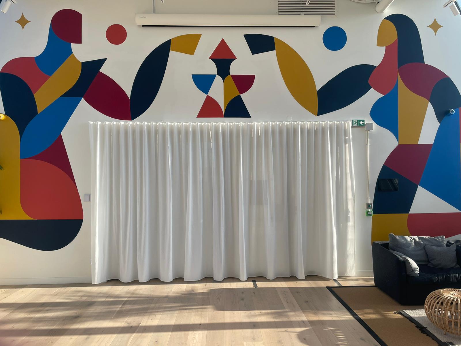 Rideaux Alba pour le projet WeWork